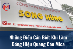 Bảng hiệu quảng cáo mica